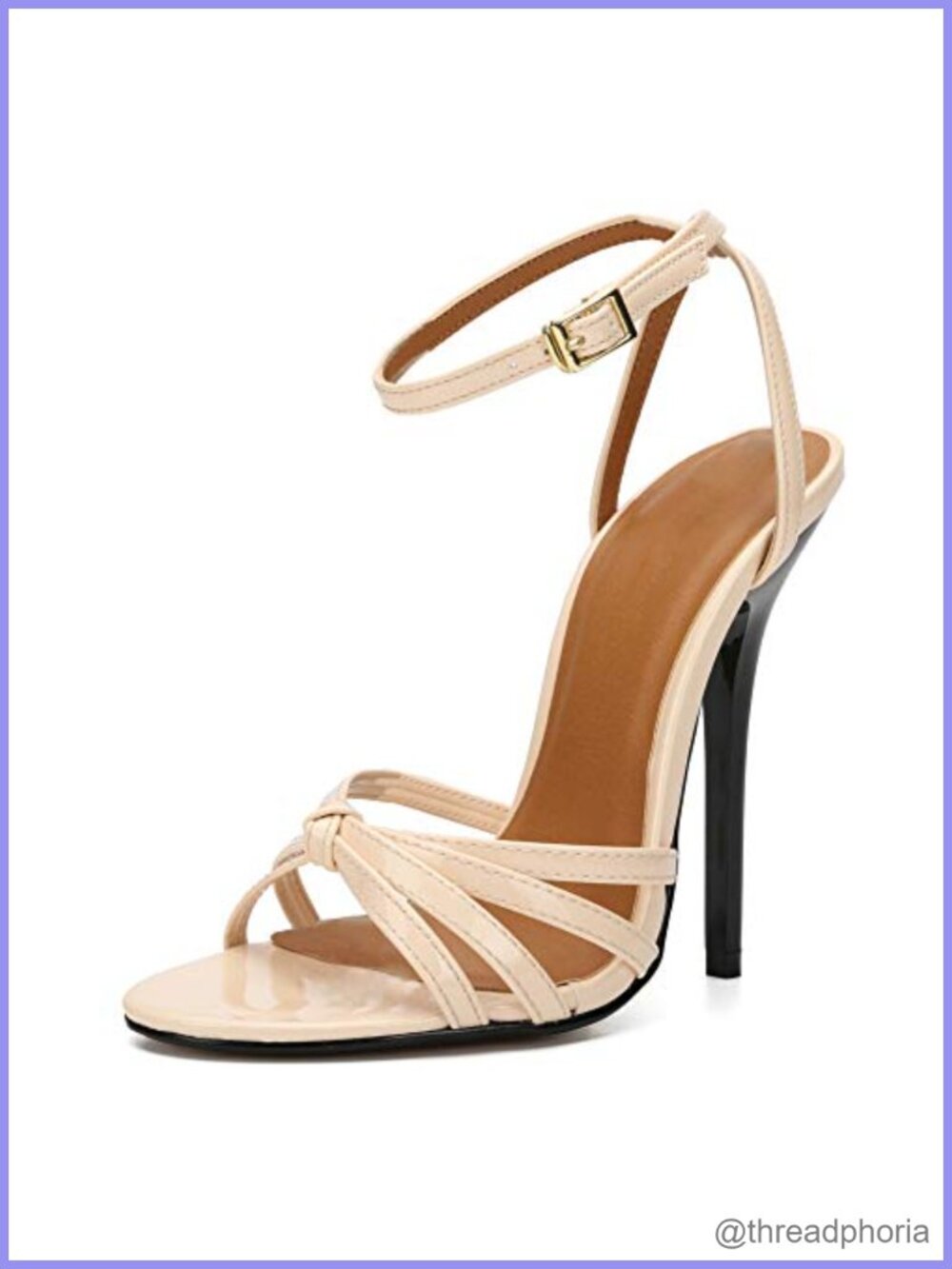 Strappy High Heel Stiletto Platform Sandals 5.1" Slingback